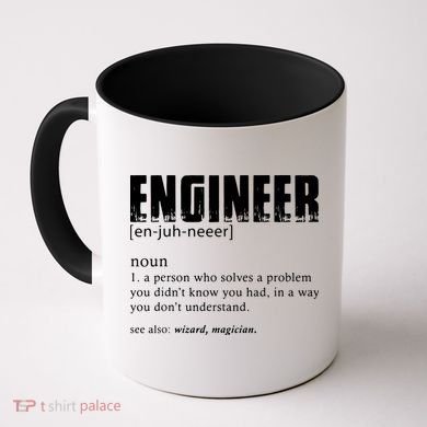 Engineer Definition Funny Engineering Gift Funny Engineer Coffee Mug