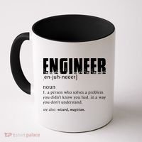 Engineer Definition Funny Engineering Gift Funny Engineer Coffee Mug thumb 0
