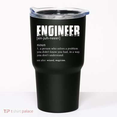 Engineer Definition Funny Engineering Gift Funny Engineer Tumbler