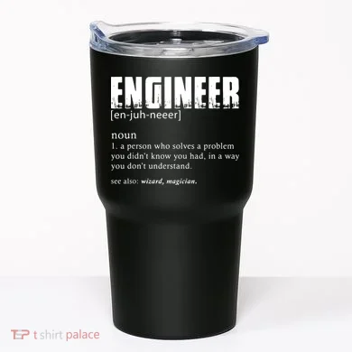 Engineer Definition Funny Engineering Gift Funny Engineer Tumbler