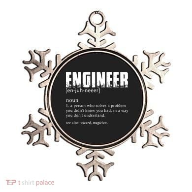 Engineer Definition Funny Engineering Gift Funny Engineer Ornament