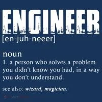Engineer Definition Funny Engineering Gift Funny Engineer T-Shirt thumb 7