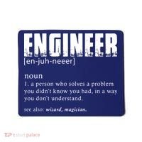 Engineer Definition Funny Engineering Gift Funny Engineer Mousepad thumb 0