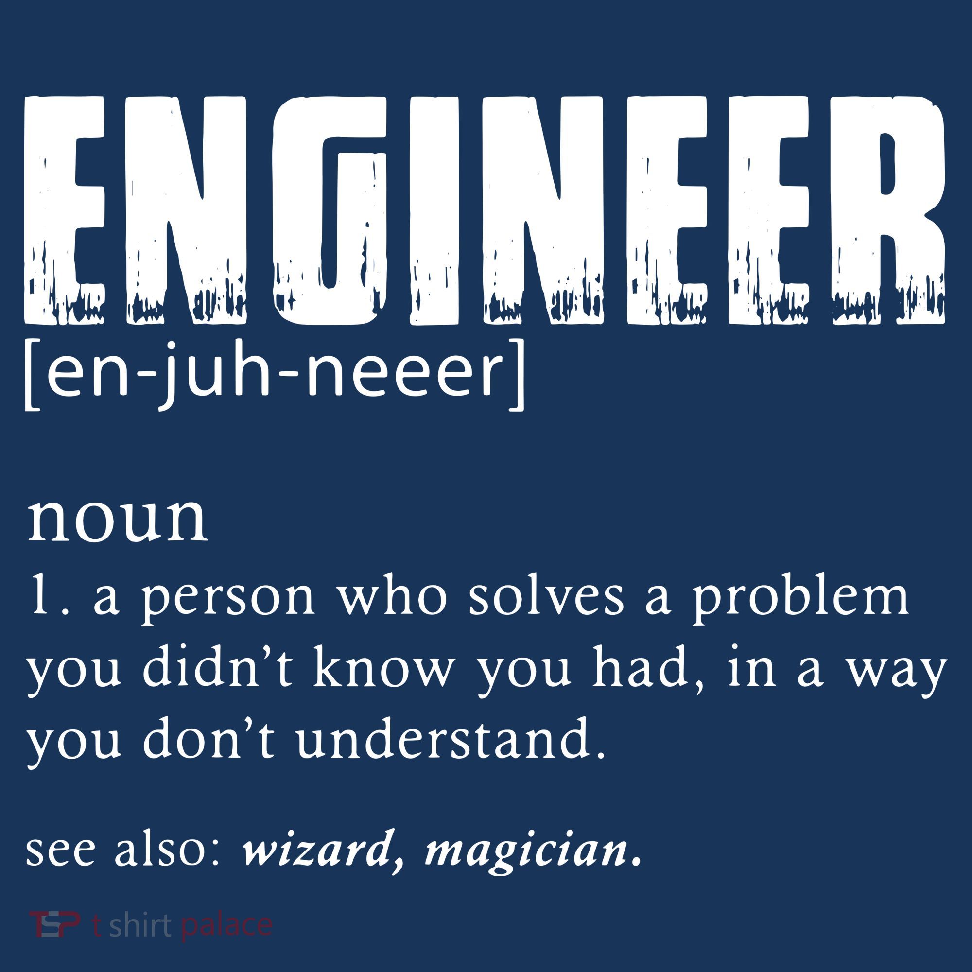 Engineer Definition Funny Engineering Gift Funny Engineer Mousepad