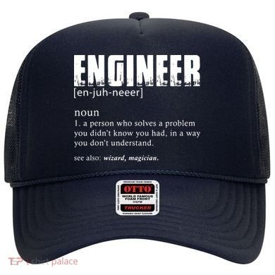 Engineer Definition Funny Engineering Gift Funny Engineer Hat