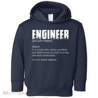 Engineer Definition Funny Engineering Gift Funny Engineer Toddler Hoodie thumb 0
