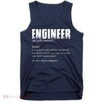 Engineer Definition Funny Engineering Gift Funny Engineer Tank Top thumb 0