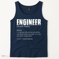 Engineer Definition Funny Engineering Gift Funny Engineer Tank Top thumb 2