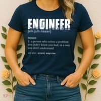 Engineer Definition Funny Engineering Gift Funny Engineer Women's T-Shirt thumb 2