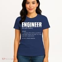 Engineer Definition Funny Engineering Gift Funny Engineer Women's T-Shirt thumb 4