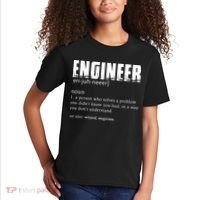 Engineer Definition Funny Engineering Gift Funny Engineer Kids T-Shirt thumb 2