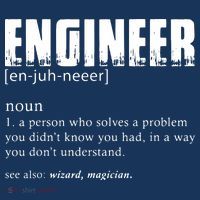 Engineer Definition Funny Engineering Gift Funny Engineer Kids T-Shirt thumb 4