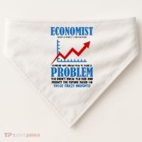 Economist Definition Funny Joke USA-Made Doggie Bandana thumb 0