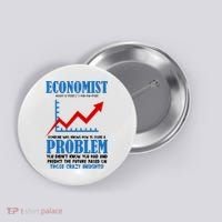 Economist Definition Funny Joke Button thumb 0