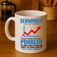 Economist Definition Funny Joke Coffee Mug thumb 4