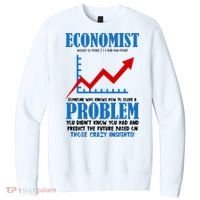 Economist Definition Funny Joke V.I.T. Fleece Crew Sweatshirt thumb 0