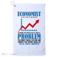 Economist Definition Funny Joke Golf Towel thumb 0