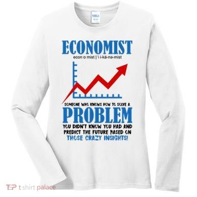 Economist Definition Funny Joke Women's Long Sleeve Shirt