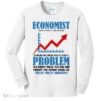 Economist Definition Funny Joke Kids Long Sleeve Shirt thumb 0
