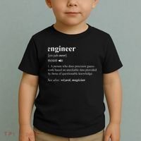 Engineer Definition Funny Engineering Mechanical Civil Toddler T-Shirt thumb 2