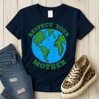 Earth Day Gifts Respect Your Mother Nature Lover Tee Women's T-Shirt thumb 3