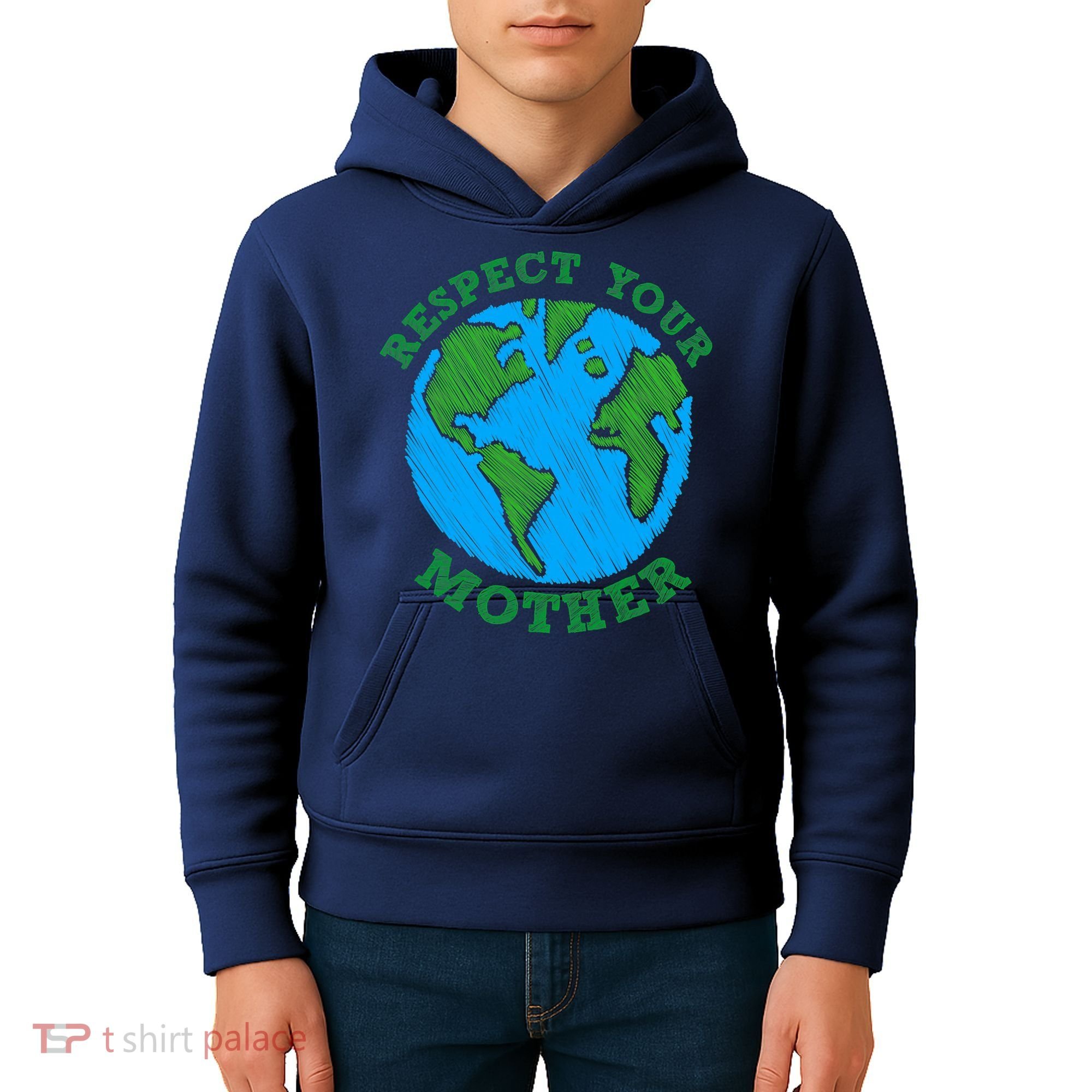 Earth Day Gifts Respect Your Mother Nature Lover Tee Kids Hoodie
