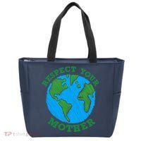 Earth Day Gifts Respect Your Mother Nature Lover Tee Tote Bag thumb 0