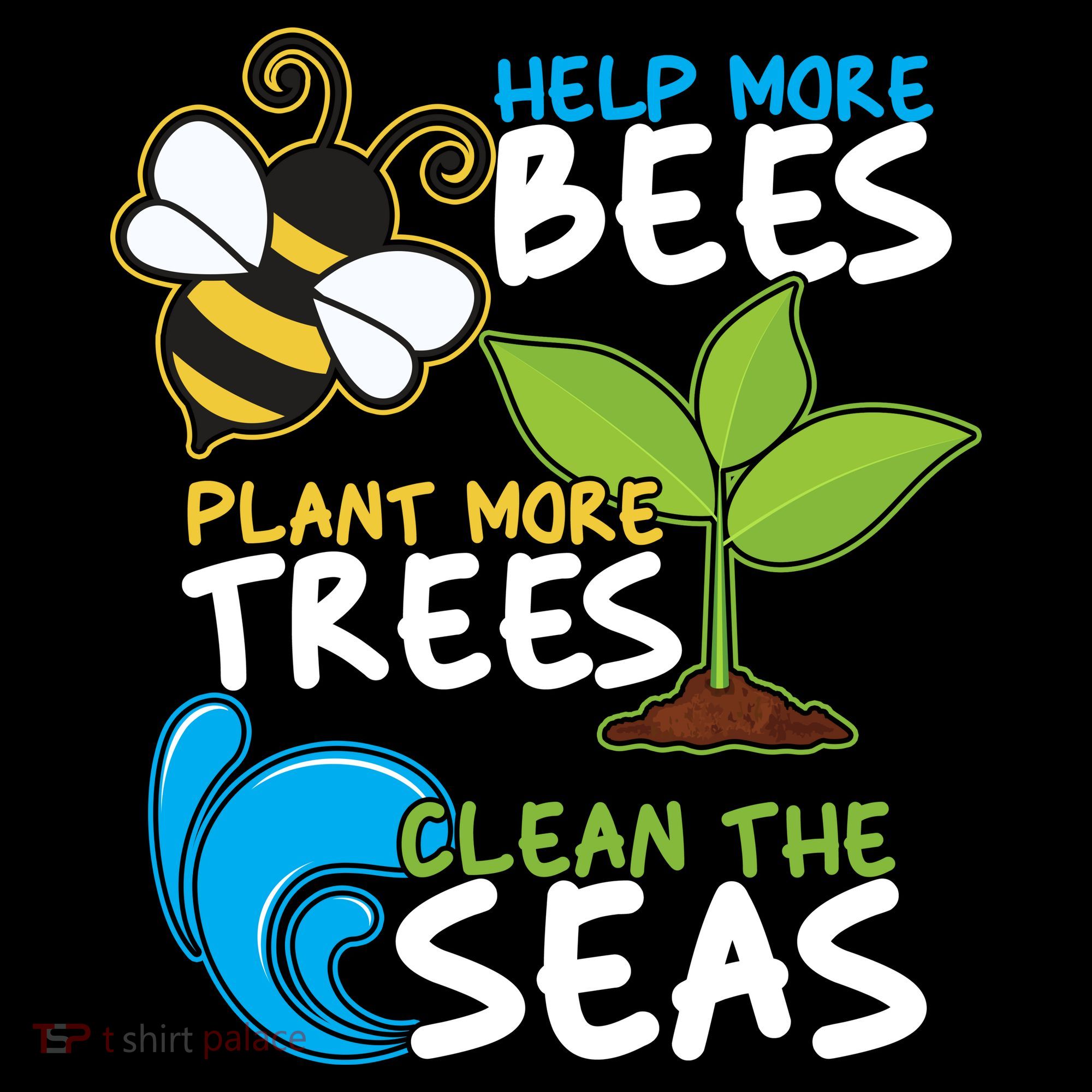 Earth Day Help More Bee Plant More Trees Clean The Seas Women's Hoodie