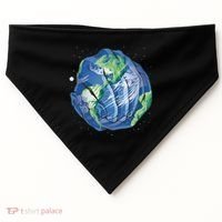 Earth Day Hands USA-Made Doggie Bandana thumb 0