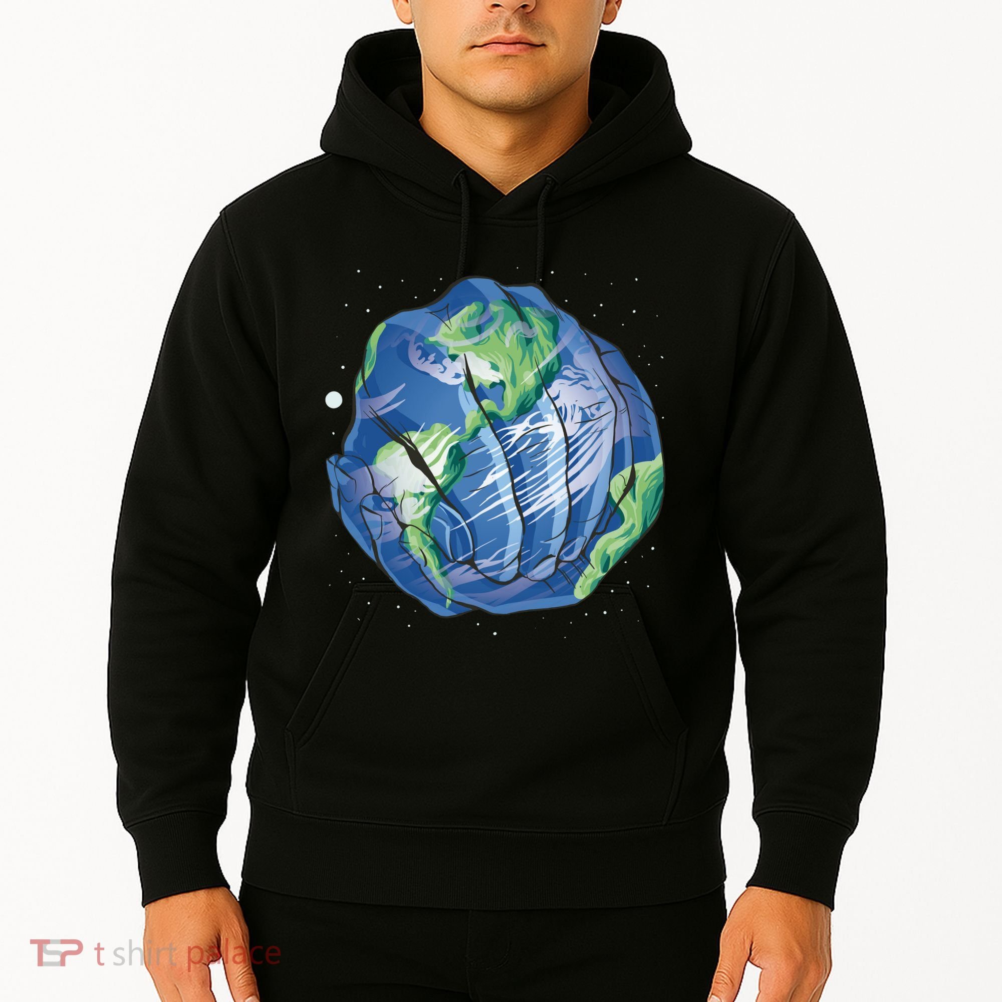 Earth Day Hands Hoodie