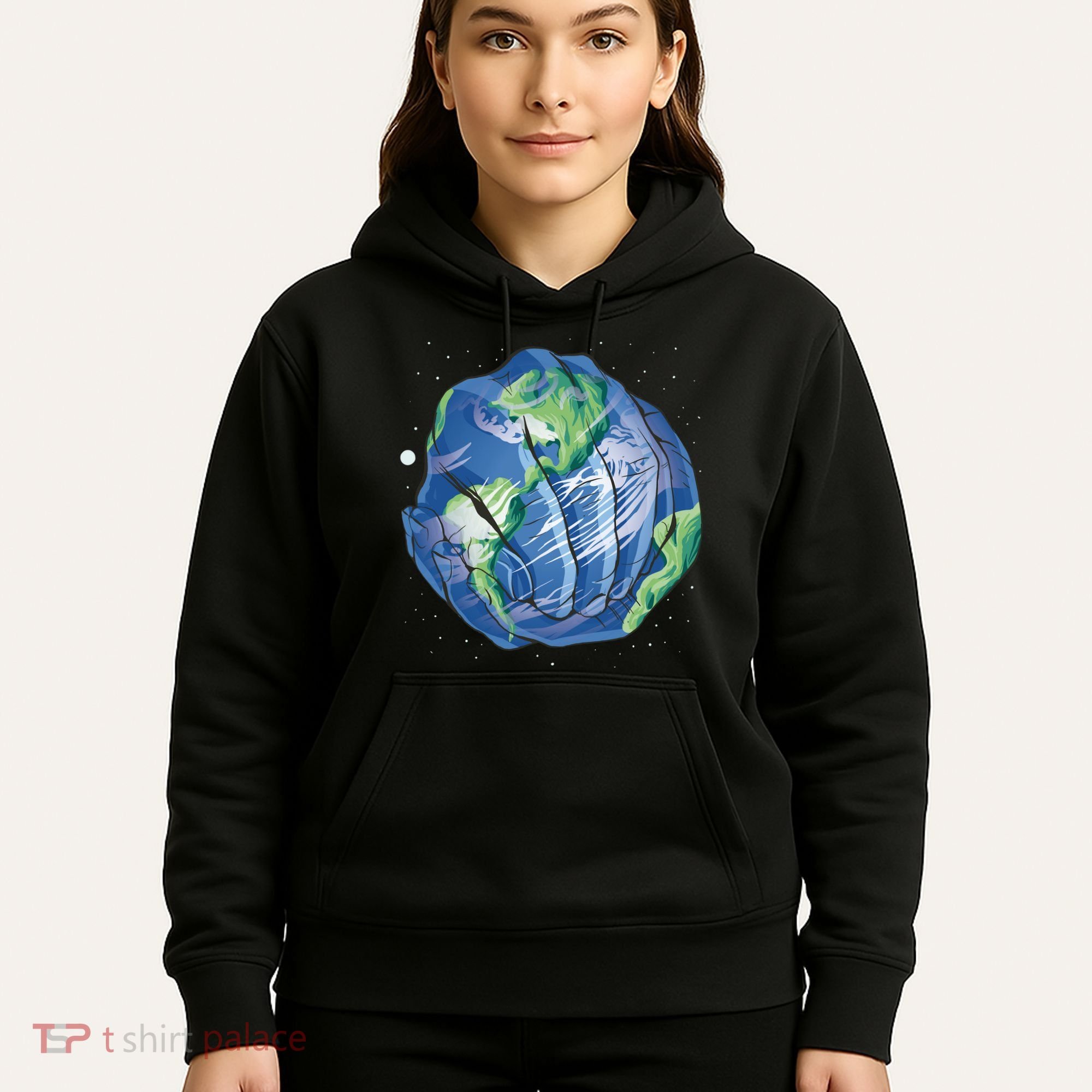 Earth Day Hands Hoodie