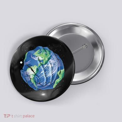 Earth Day Hands Button