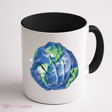 Earth Day Hands Coffee Mug back