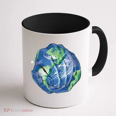 Earth Day Hands Coffee Mug back