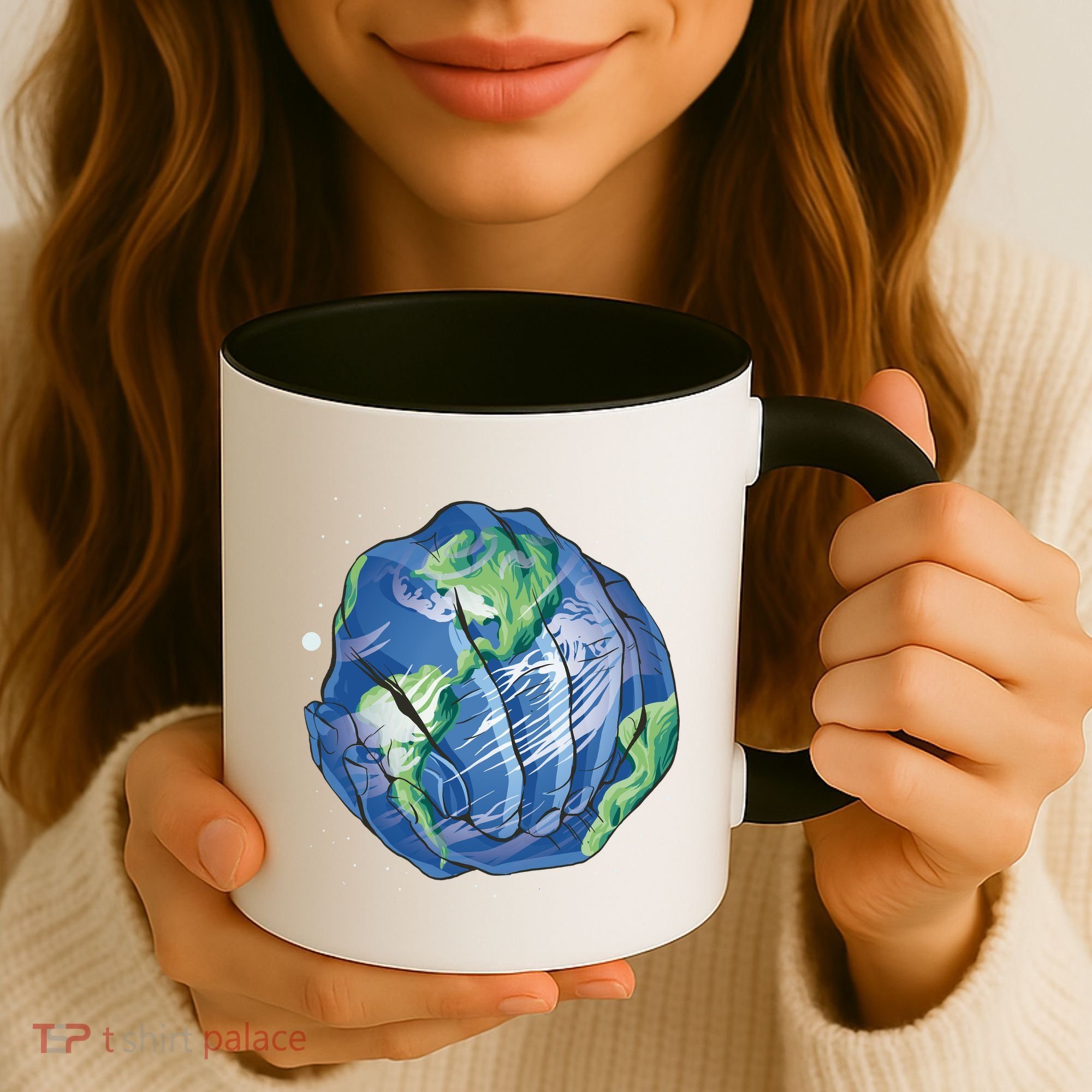 Earth Day Hands Coffee Mug