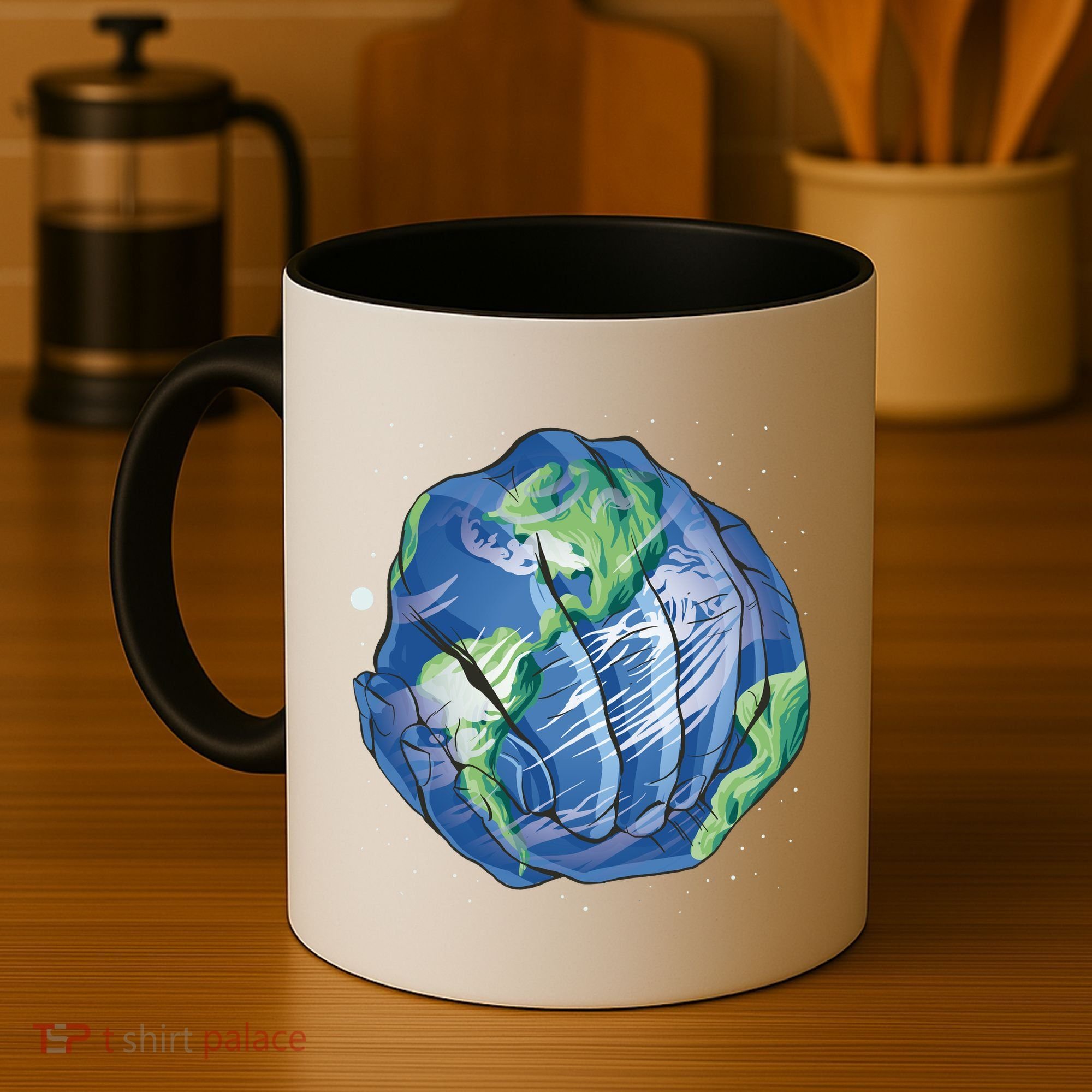 Earth Day Hands Coffee Mug