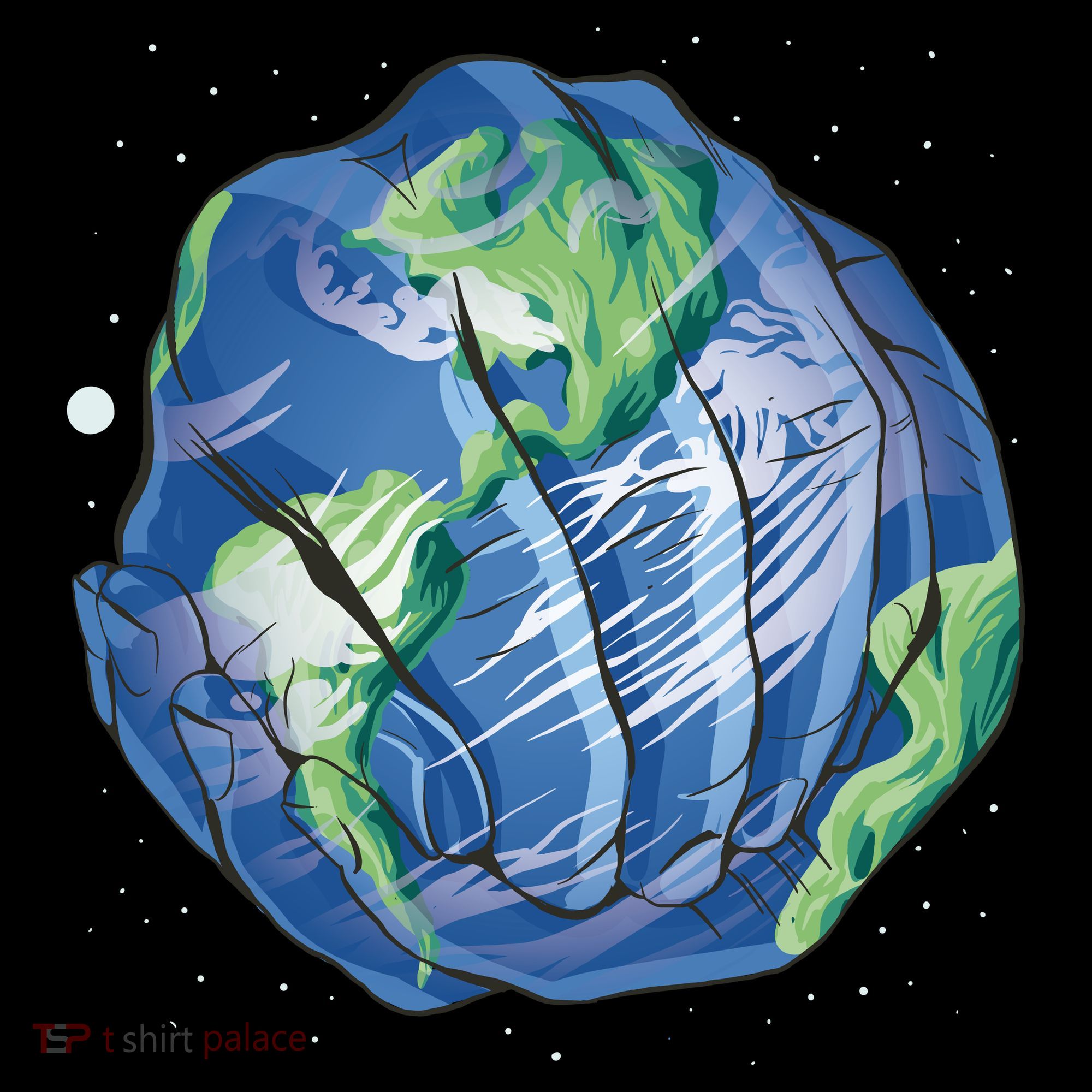 Earth Day Hands Women's Hoodie