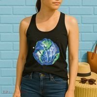 Earth Day Hands Women's Tank Top thumb 2