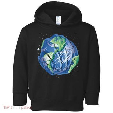 Earth Day Hands Toddler Hoodie