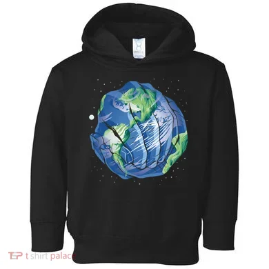Earth Day Hands Toddler Hoodie