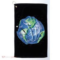 Earth Day Hands Golf Towel thumb 0