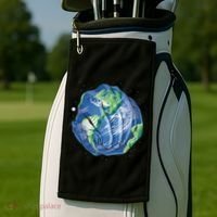 Earth Day Hands Golf Towel thumb 2