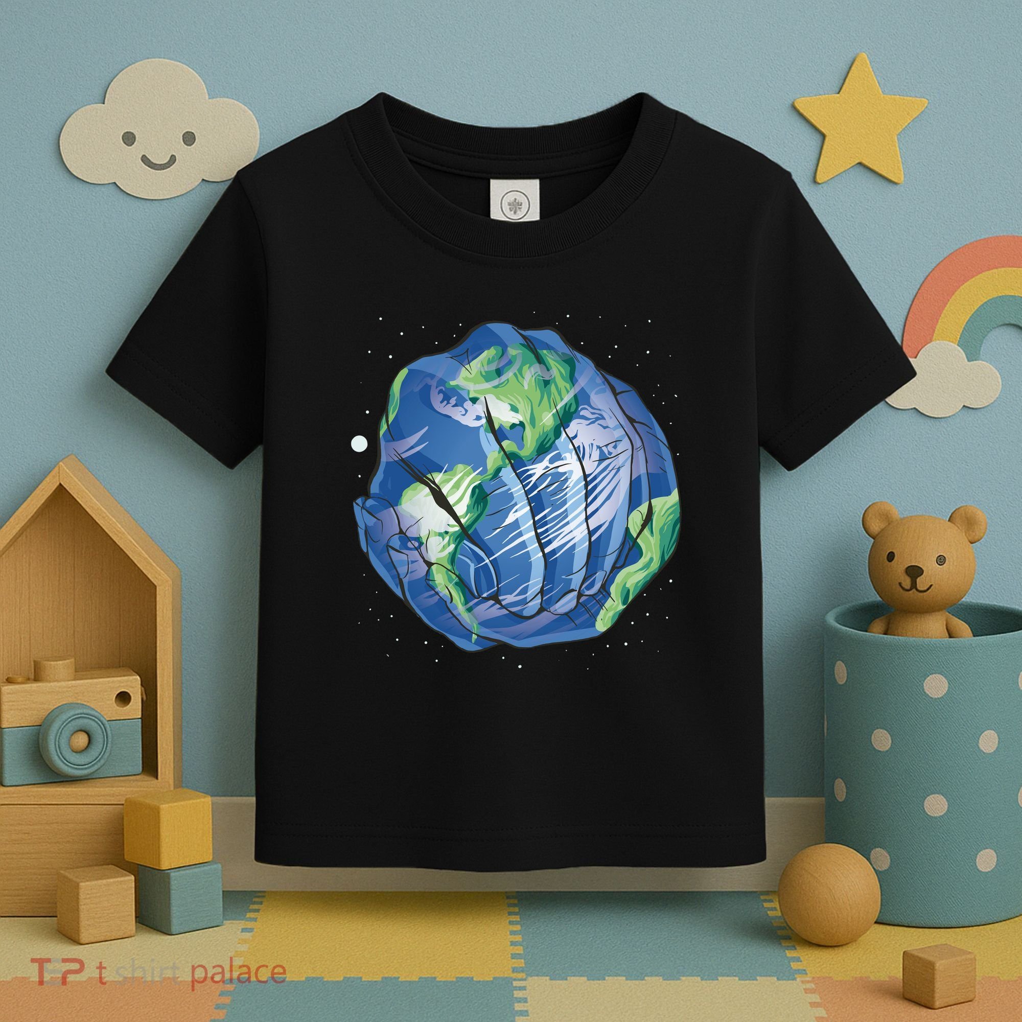 Earth Day Hands Toddler T-Shirt