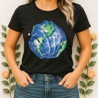 Earth Day Hands Women's T-Shirt thumb 2