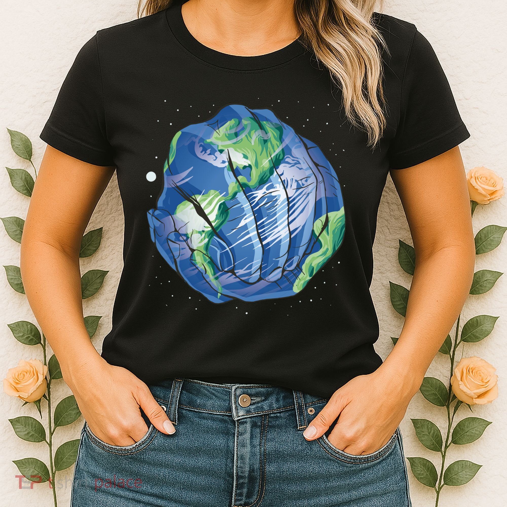 Earth Day Hands Women's T-Shirt