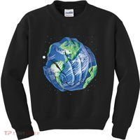 Earth Day Hands Kids Sweatshirt thumb 0