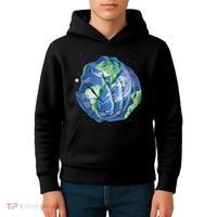 Earth Day Hands Kids Hoodie thumb 4