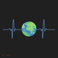 Earth Day Heartbeat Women's Sweatshirt thumb 2