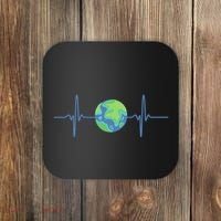 Earth Day Heartbeat Coaster thumb 0