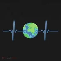Earth Day Heartbeat Toddler Hoodie thumb 2